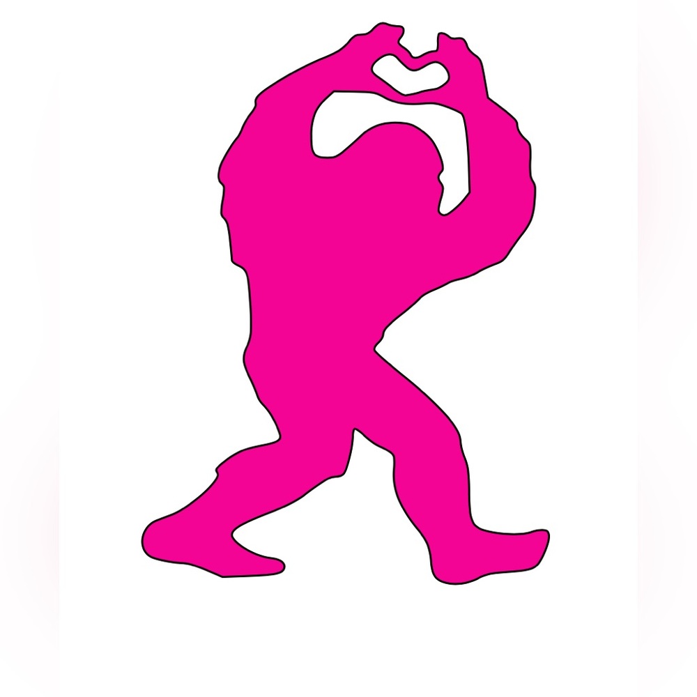 Sasquatch/bigfoot vinyl decal